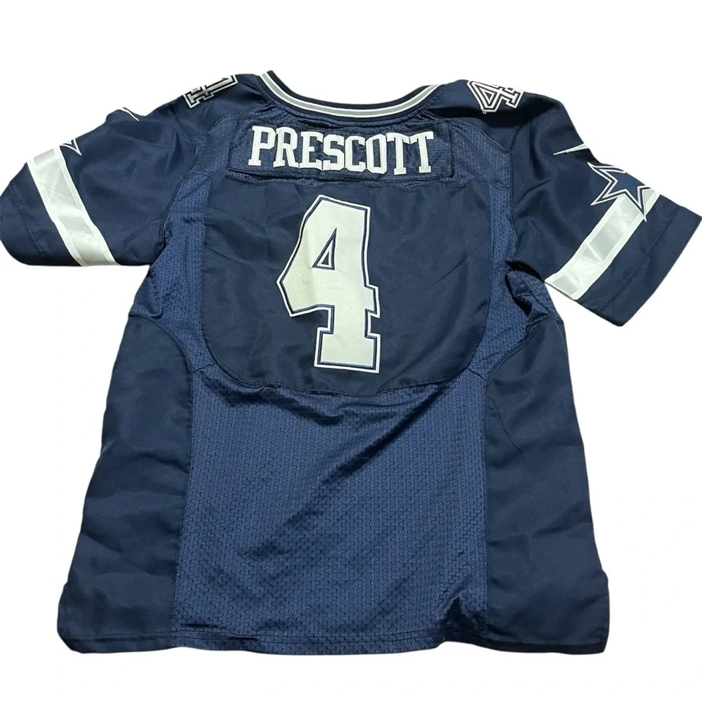 Dallas Cowboys Dak Prescott Sewn On Nike Field Worn Jersey Size 44 NFL Football